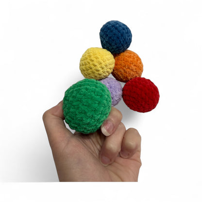 Handmade Crochet Snowballs