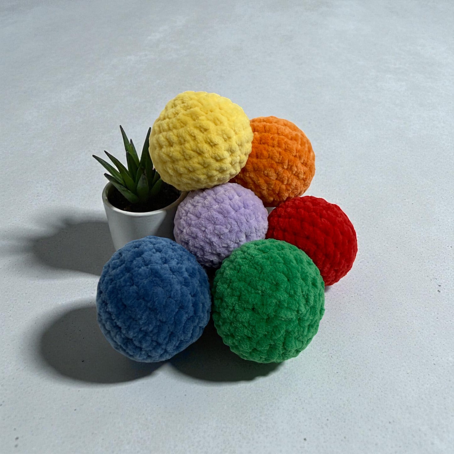 Handmade Crochet Snowballs