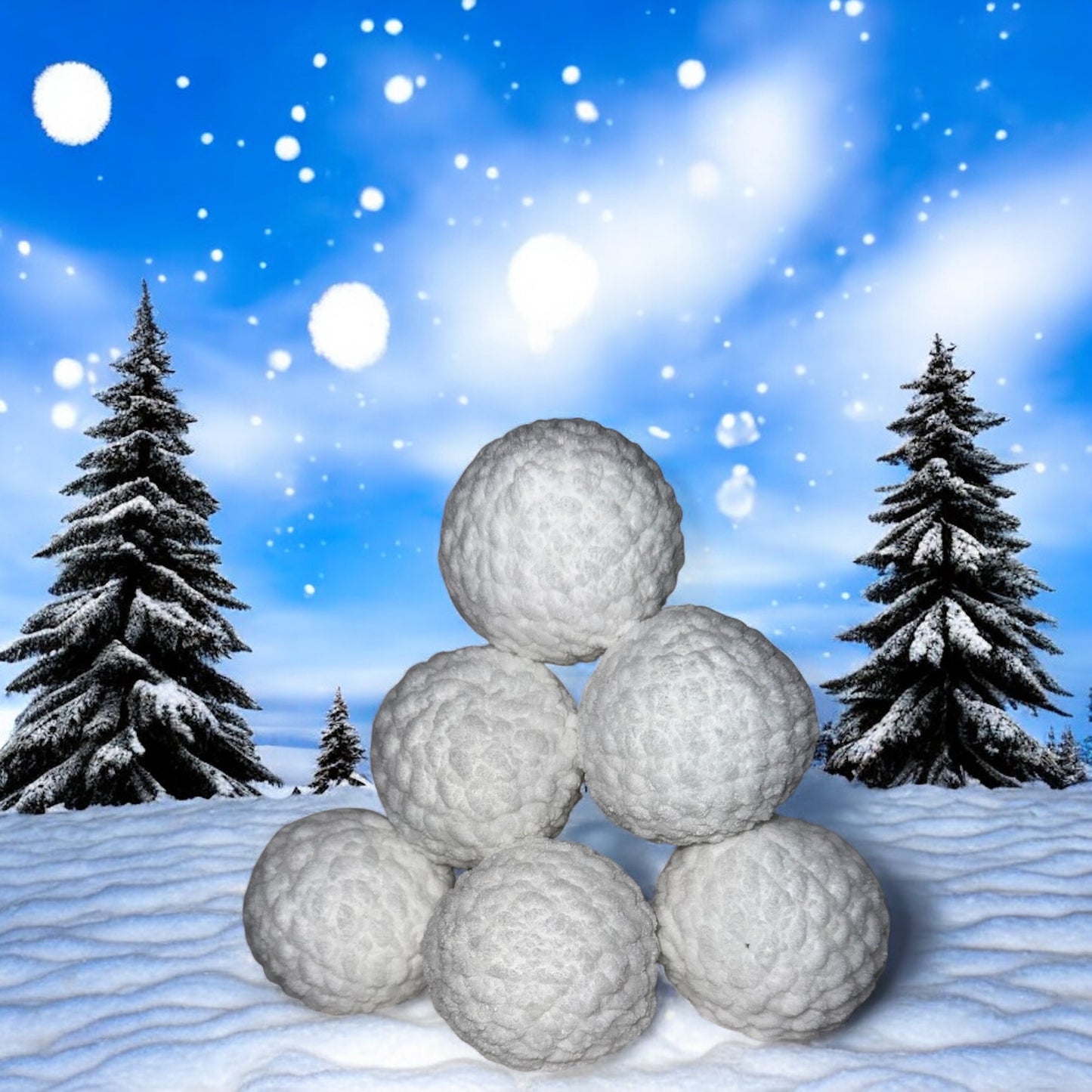 Handmade Crochet Snowballs